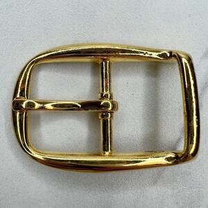 Vintage Gold Tone Simple Basic Belt Buckle for up to 1 Inch Belt